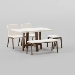 4-person dining table