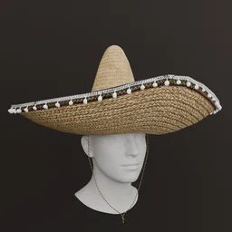 Mexican sombrero hat