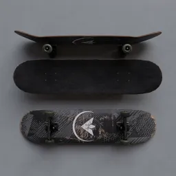 Skate board Rigged