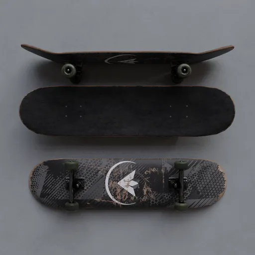 Skate board Rigged