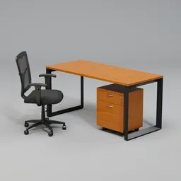 Office Chair Desk Set