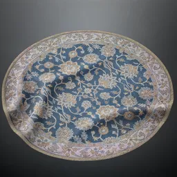 Small round carpet