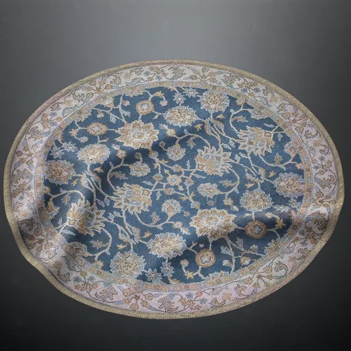 Small round carpet