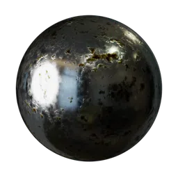 Chrome with errosion - procedural
