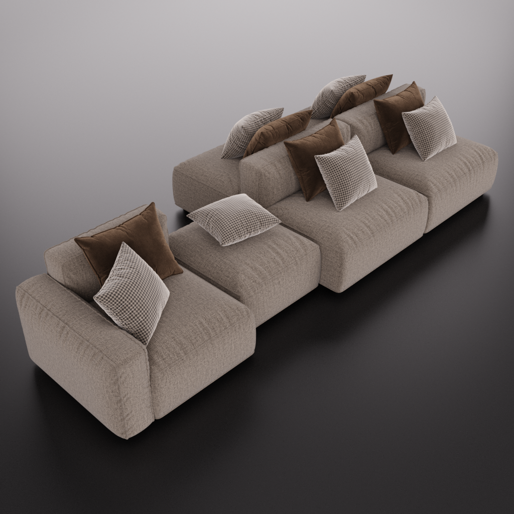 Sofa Peanut B | Sofas models | BlenderKit