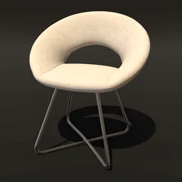 Modern Sleek Cushion Chair