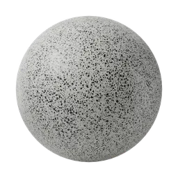 Seamless Black & White Terrazzo