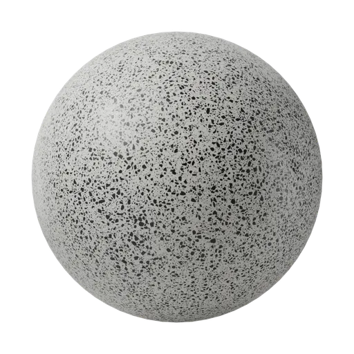 Seamless Black & White Terrazzo