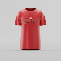 3D Men's T-Shirt Model