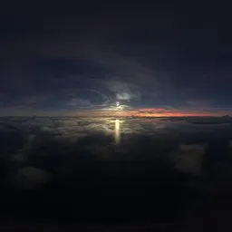 Full Moon Landscape Sky