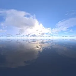 Real pure day sky