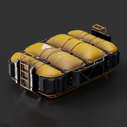 Scifi Military Crate