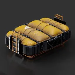 Scifi Military Crate
