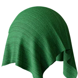 Green fabric
