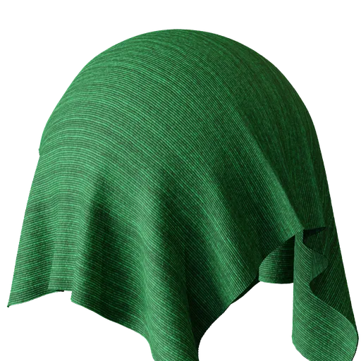 Green fabric