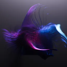 Abstract Digital Feather Geometry Nodes