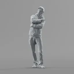 Lowpoly Male Standing