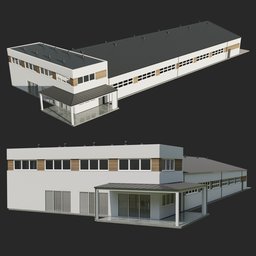 Warehouse with office
