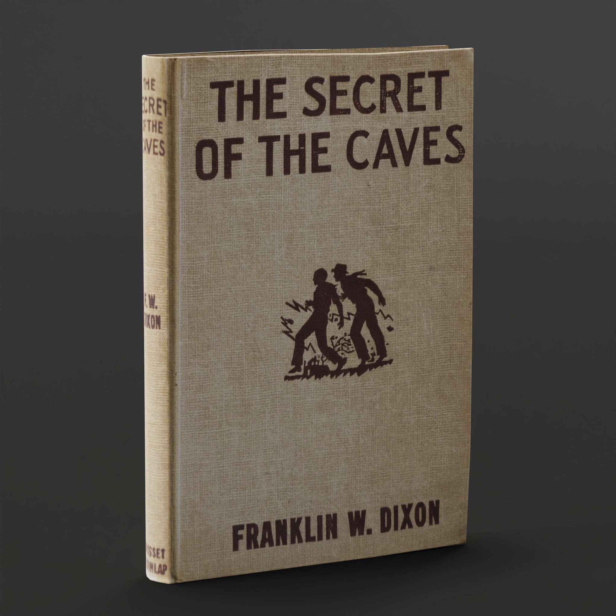 OLD BOOK: The Secret Of The Lost Caves | FREE 3D Book models | BlenderKit
