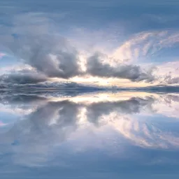 Infinite Real Sky - Cloudy Sunset