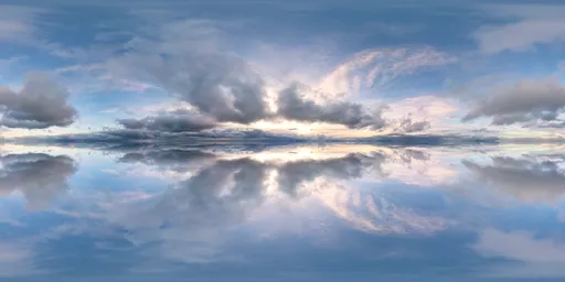 Infinite Real Sky - Cloudy Sunset