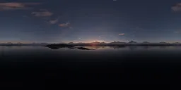 Mountain Lake Twilight Sunrise