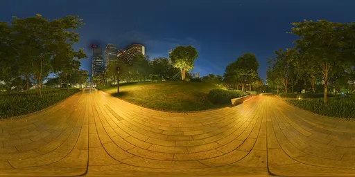 Road at night