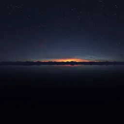 Night Landscape Sky