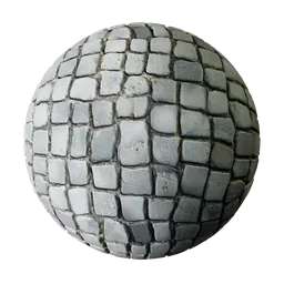 Cobblestones pavement