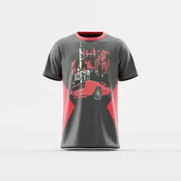 City Street Racer Graphic T-Shirt