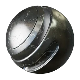 Realistic silver metal