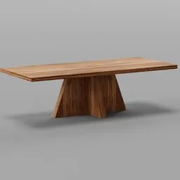 Brutalist dining table