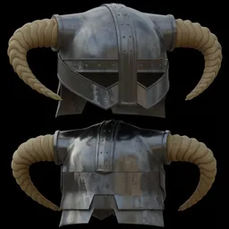 Viking Horned Helmet