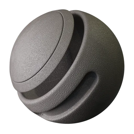 Pebbled Dark Plastic