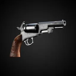 World at War Game-Ready Gun + 4k Textures | Blenderkit Series