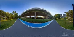 Daytime afternoon beside the viaduct