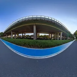 Daytime afternoon beside the viaduct