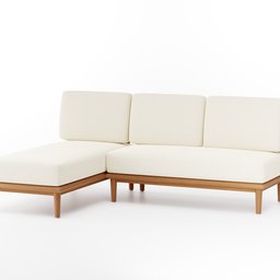 "Kent Corner Set: A sleek and modern outdoor furniture set featuring a 2-seater bench and lounge chaise. Designed for Blender 3D, this complete and hyperrealistic 3D model is perfect for creating stunning visualizations. Created by Mark Brown and Sarah Morris, this set is ideal for adding style and comfort to any outdoor space."