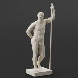 statue of Pergamene prince hollow