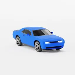 Low Poly Car Model