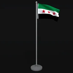 Animated Flag of Syria