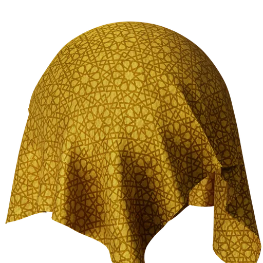 Golden silk brocade