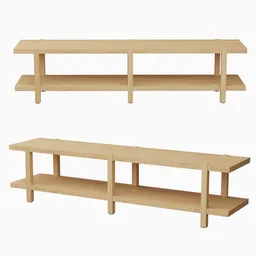 Shelving unit bench
