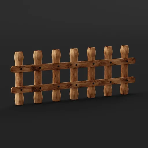 Wooden Fence Rail
