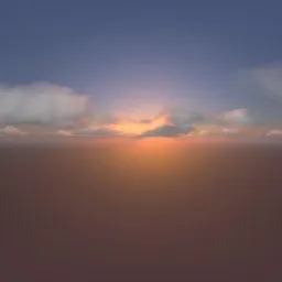 Beautiful sunset sky