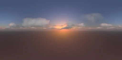 Beautiful sunset sky