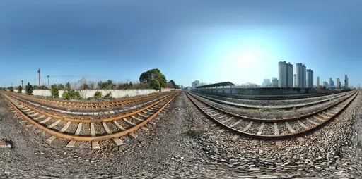 Railwall station train