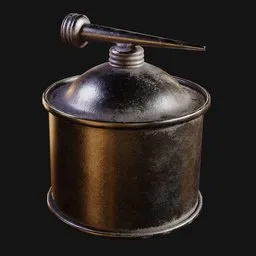 1900s Domestic Lubricant Can