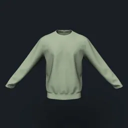 Waffle Knit Long Sleeve Sweatshirt