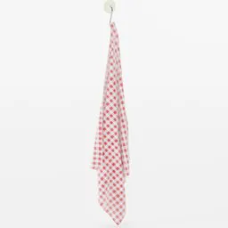 Suction Cup Hanger with kitchen towel